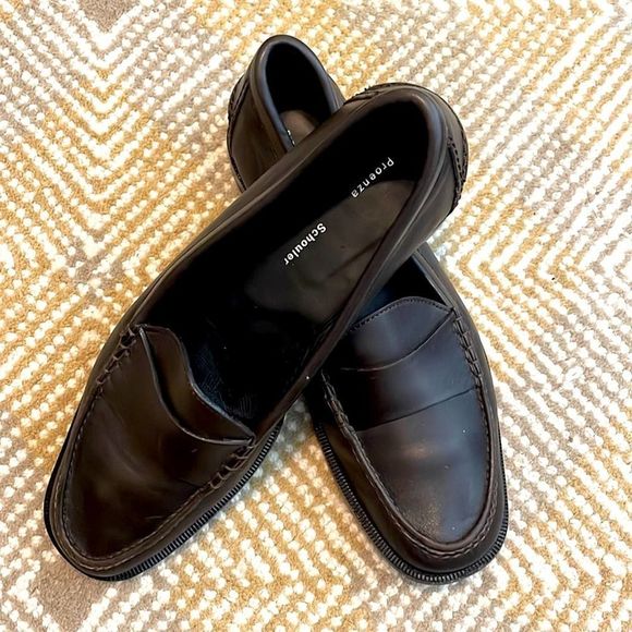 Proenza Schouler Sz 8.5 Leather Round Toe Loafers. - Picture 8 of 8